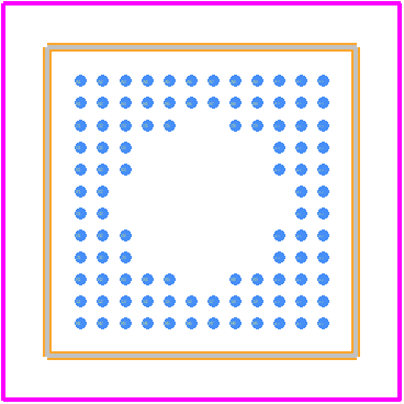STM32F412VEH3TR - STMicroelectronics PCB footprint - Other - Other - STM32F412VEH3TR-1
