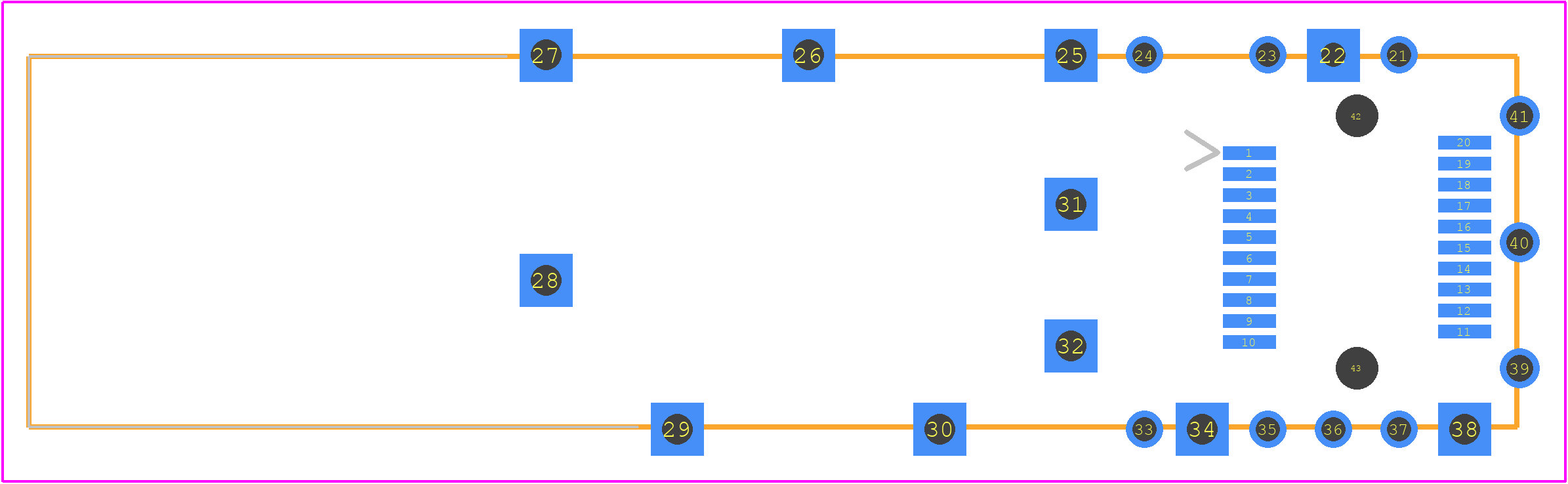 FTLF8524P3BNL - Finisar PCB footprint - Other - Other - FTLF8524P3BNL-4