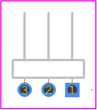 2842110-3 - TE Connectivity PCB footprint - Other - Other - 2842110-3-1