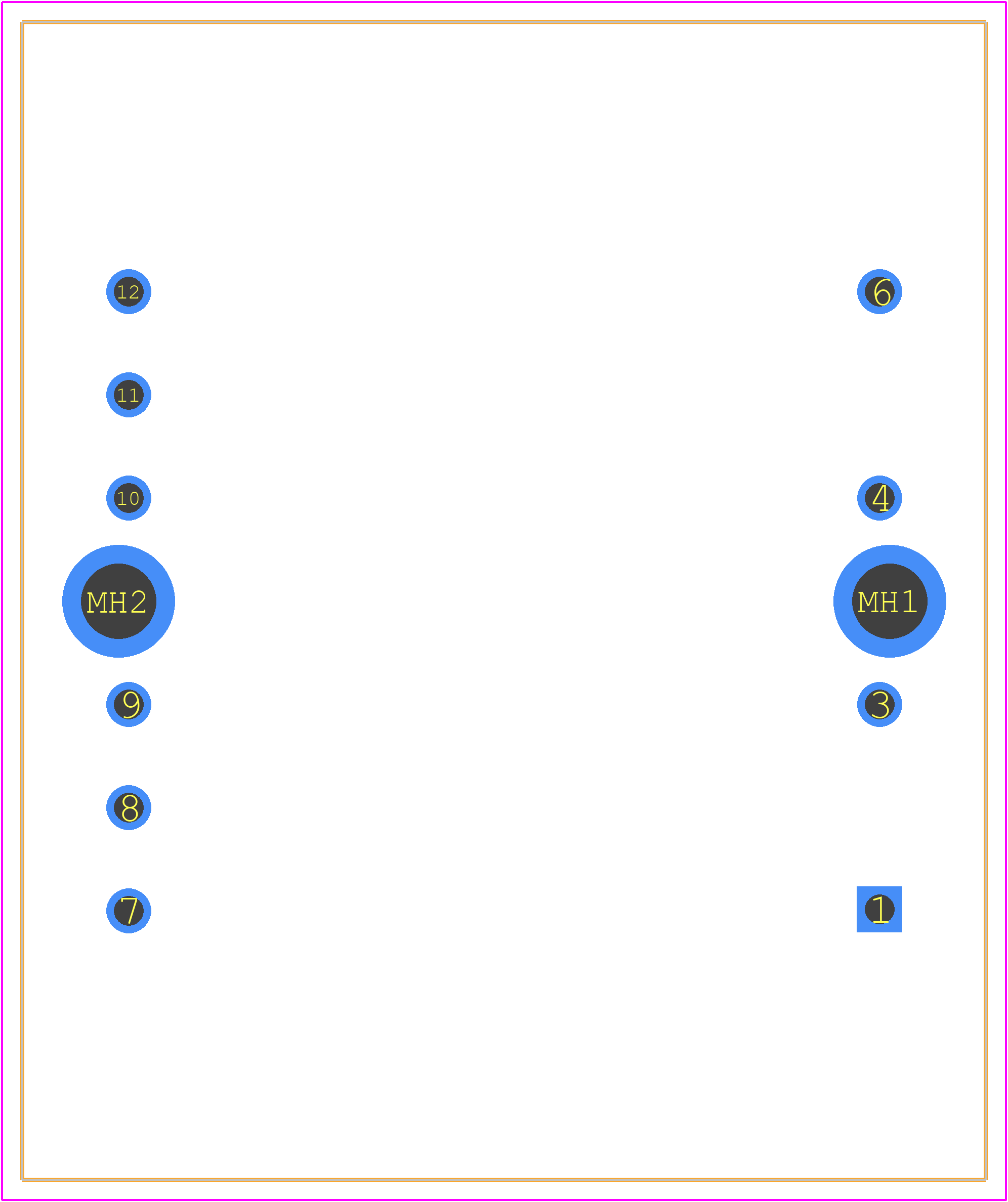 14A-20-512 - Bel PCB footprint - Other - Other - 14A-20-512-1