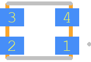 AAA3528SURKSYKC - Kingbright PCB footprint - Other - Other - 3.5x2.8mm_Surface_Mount_LED_LAMP