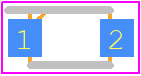 RRE07VSM6STR - ROHM Semiconductor PCB footprint - Small Outline Diode Flat Lead - Small Outline Diode Flat Lead - (TUMD2M SC-108B)