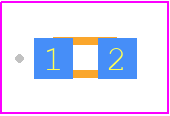 C0603C120F5HACAUTO - KEMET PCB footprint - Other - Other - C0603