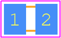 C0805X154M4REC7210 - Yageo Group PCB footprint - Capacitor Chip Non-polarised - Capacitor Chip Non-polarised - Chip size=1.4mm_2021
