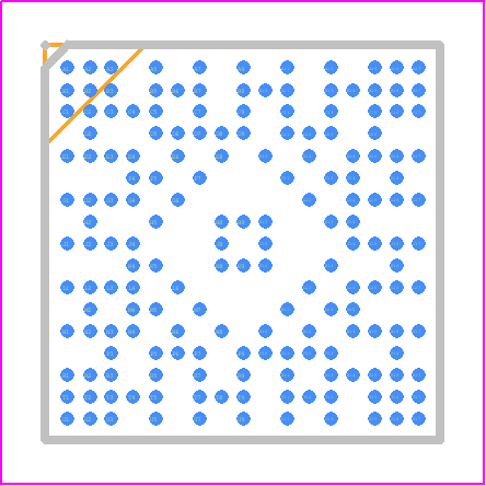 MIMXRT685SFVKB - NXP PCB footprint - BGA - BGA - VFBGA 176*
