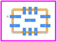 LTC6409IUDB#TRMPBF - Analog Devices PCB footprint - Other - Other - UDB PACKAGE 10-LEAD (3mm × 2mm) PLASTIC QFN