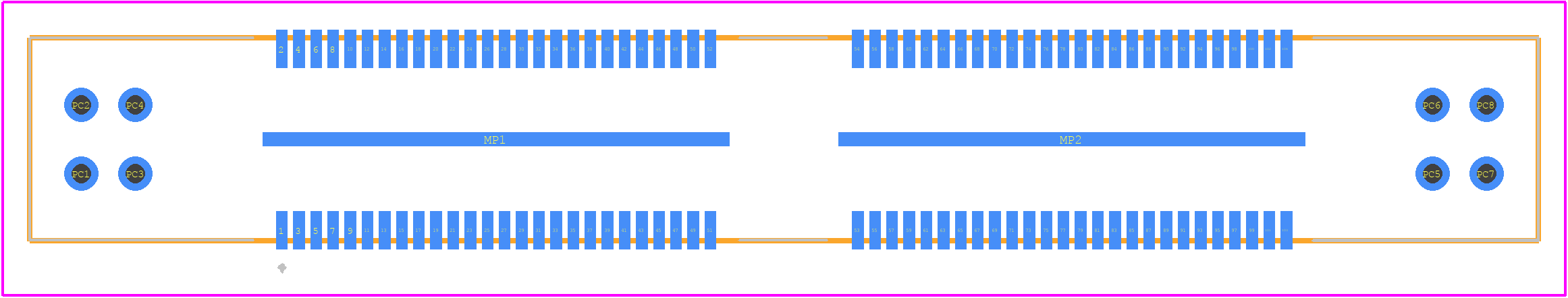 QMS-052-06.75-L-D-PC4 - SAMTEC PCB footprint - Other - Other - QMS-052-06.75-L-D-PC4-3