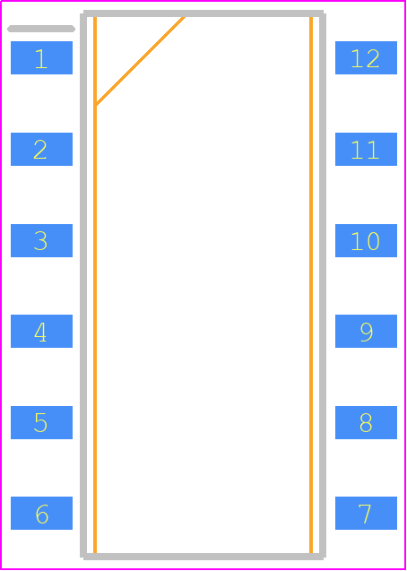 EDS06SGNNTU04Q - TE Connectivity PCB footprint - Small Outline Packages - Small Outline Packages - EDS06SGNNTU04Q