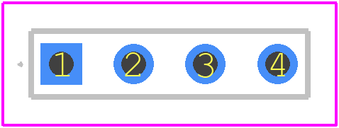 87348-4 - TE Connectivity PCB footprint - Other - Other - 87348-4-1