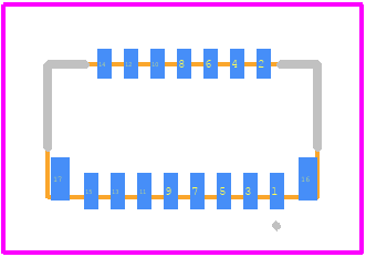 FH35C-15S-0.3SHW(50) - Hirose PCB footprint - Other - Other - FH35C-15S-0.3SHW(50)-3