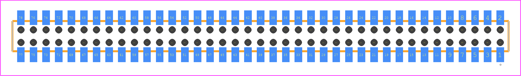 CLP-139-02-L-D-BE - SAMTEC PCB footprint - Other - Other - CLP-139-02-XXX-D-BE