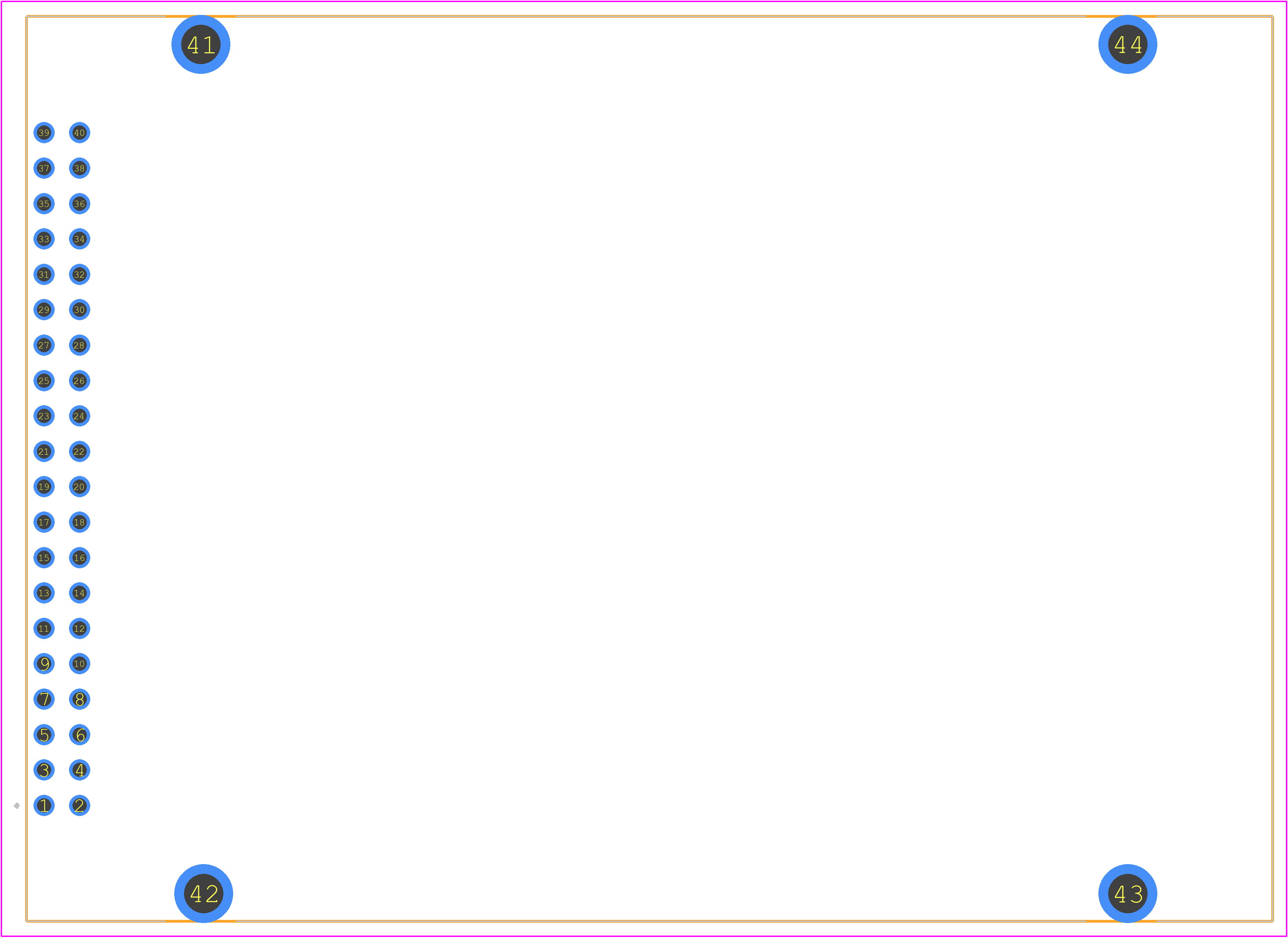 ER-TFTM032 - EastRising PCB footprint - Other - Other - ER-TFTM032