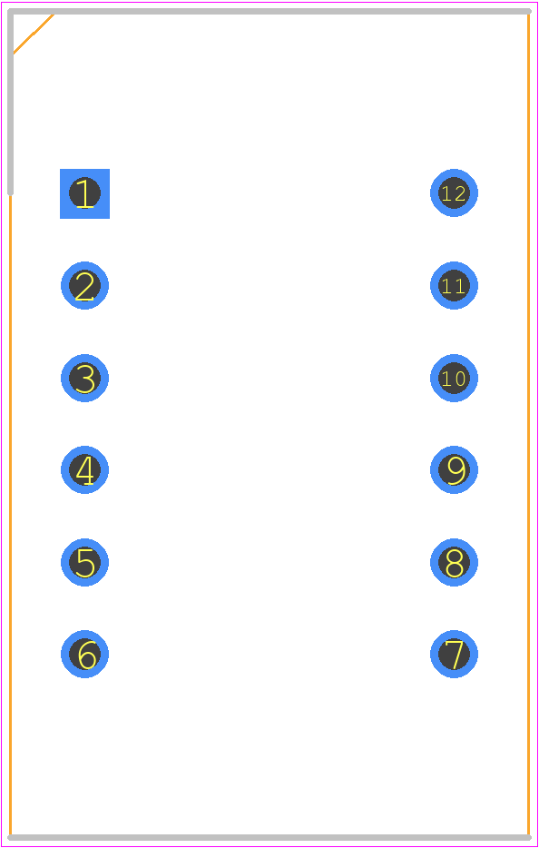 LDT-N3602RI - Lumex PCB footprint - Dual-In-Line Sockets - Dual-In-Line Sockets - LDT-N3602RI