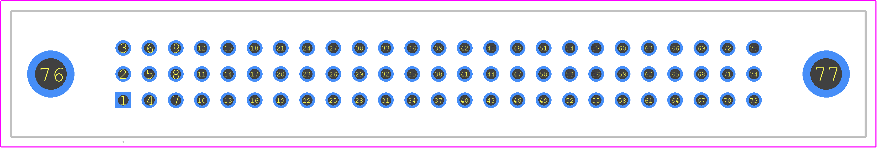 5532433-1 - TE Connectivity PCB footprint - Other - Other - 5532433-1-1