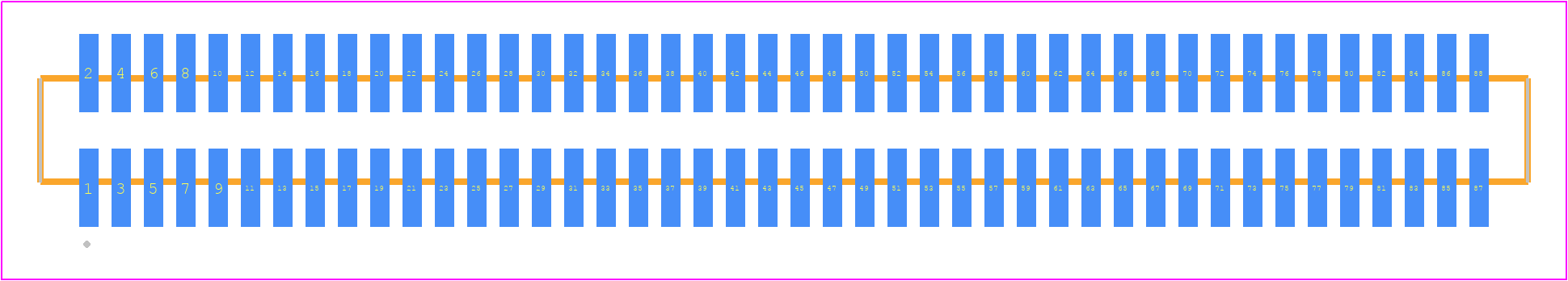 FTMH-144-02-F-DV-ES - SAMTEC PCB footprint - Other - Other - FTMH-144-YY-XX-DV-ES