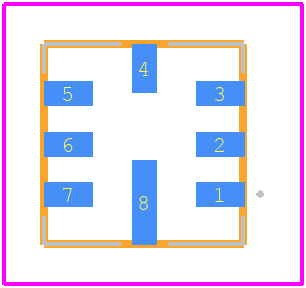 ASR433.42E-T - ABRACON PCB footprint - Other - Other - 8-SMD 