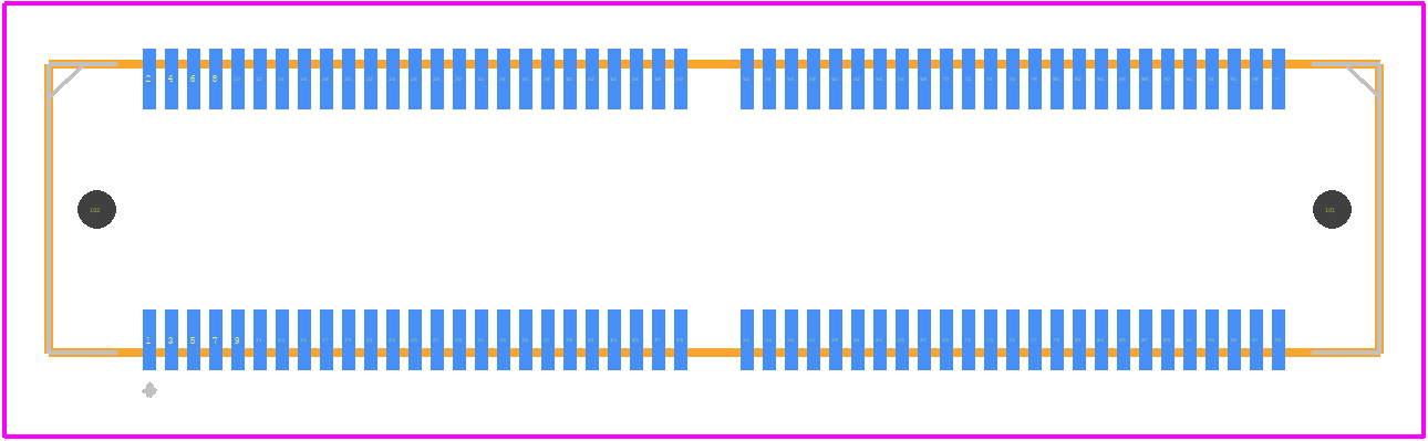 LSH-050-01-G-D-A - SAMTEC PCB footprint - Other - Other - LSH-050-01-G-D-A-1