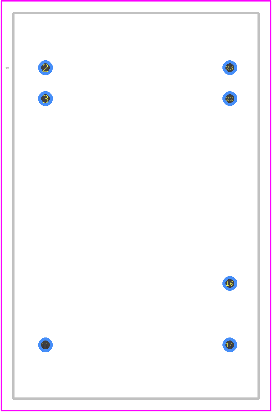 TEN 5-4813WI - Traco Power PCB footprint - Other - Other - TEN 5-2412WI-1