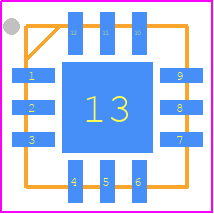 ISL6700IRZ-T - Renesas Electronics PCB footprint - Quad Flat No-Lead - Quad Flat No-Lead - ISL6700IRZ-T