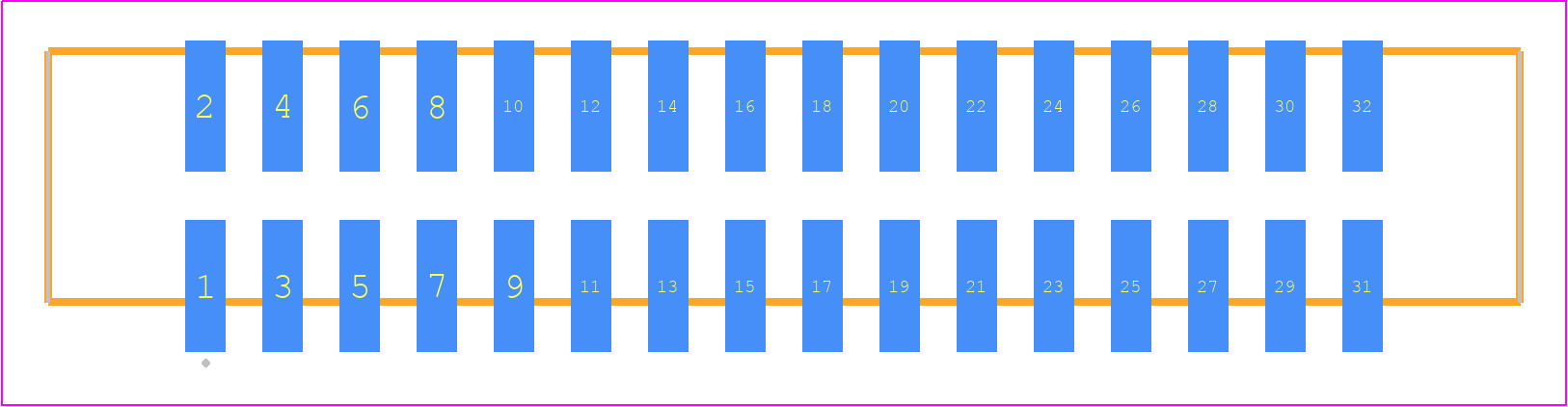 STMM-116-02-G-D-SM - SAMTEC PCB footprint - Other - Other - STMM-116-02-XX-D-SM