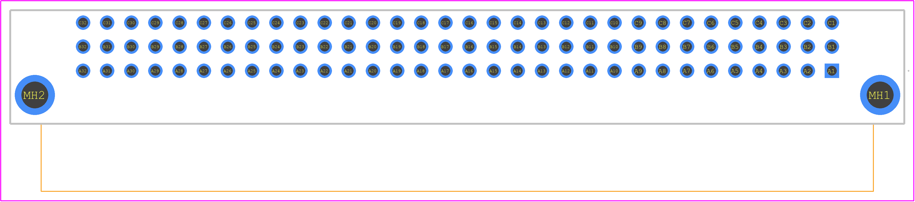 254835 - TE Connectivity PCB footprint - Other - Other - 254835-1