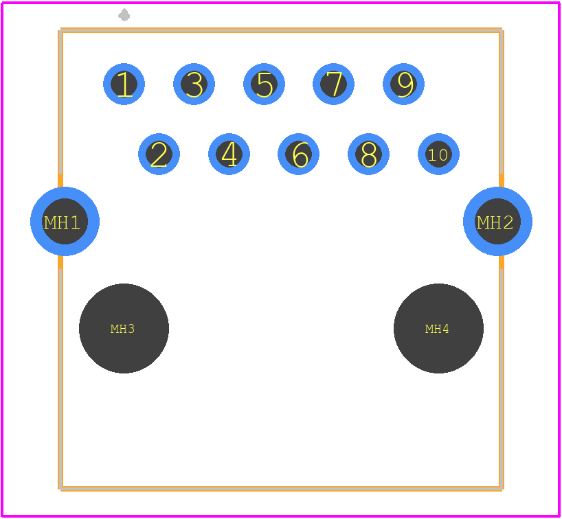5-2301995-1 - TE Connectivity PCB footprint - Other - Other - 5-2301995-1-2