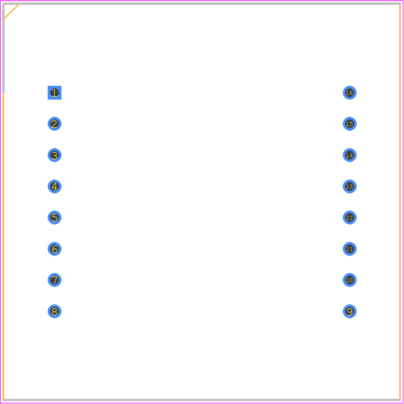KWM-30881CVB - Luckylight Electronics PCB footprint - Dual-In-Line Sockets - Dual-In-Line Sockets - KWM-30881CVB