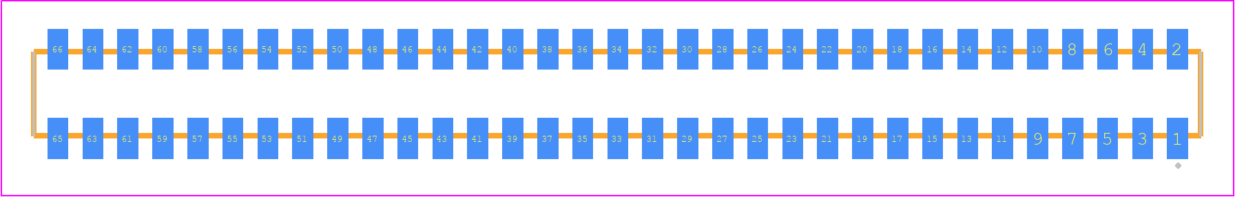 CLP-133-02-F-D-P-TR - SAMTEC PCB footprint - Other - Other - CLP-133-02-XXX-D-P-TR
