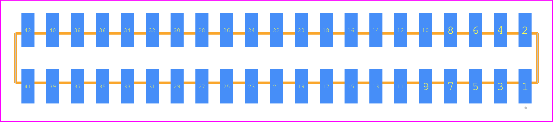 SMM-121-02-F-D-K-TR - SAMTEC PCB footprint - Other - Other - SMM-121-02-XX-D-K-TR