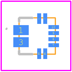 ACS70331EESATR-2P5B3 - Allegro Microsystems PCB footprint - Other - Other - ES, 12-Contact QFN-1