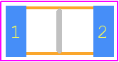 885012208028 - Würth Elektronik PCB footprint - Capacitor Chip Non-polarised - Capacitor Chip Non-polarised - 1206;3.2x1.6x0.8