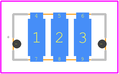 1612901-1 - TE Connectivity PCB footprint - Other - Other - 1612901-1-2