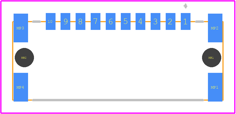 474812 - TE Connectivity PCB footprint - Other - Other - 474812