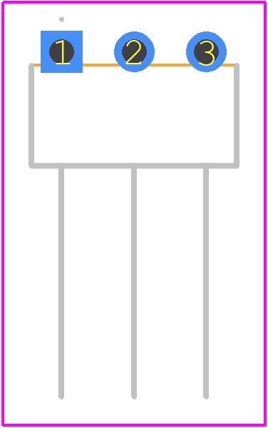 87233-3 - TE Connectivity PCB footprint - Other - Other - 87233-3-1