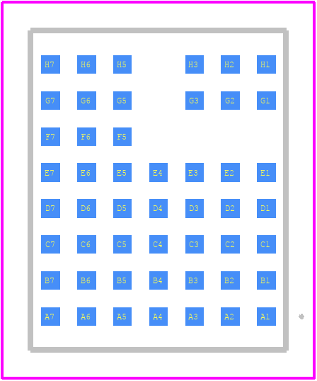 LTM8022IV#PBF - Analog Devices PCB footprint - Other - Other - LGA Package 50-Lead (11.25mm × 9.00mm × 2.82mm) (Reference LTC DWG # 05-08-1804 Rev B)_2024