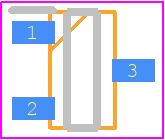 US1881ESE - Melexis PCB footprint - SOT23 (3-Pin) - SOT23 (3-Pin) - SE (TSOT-3L)-ren1