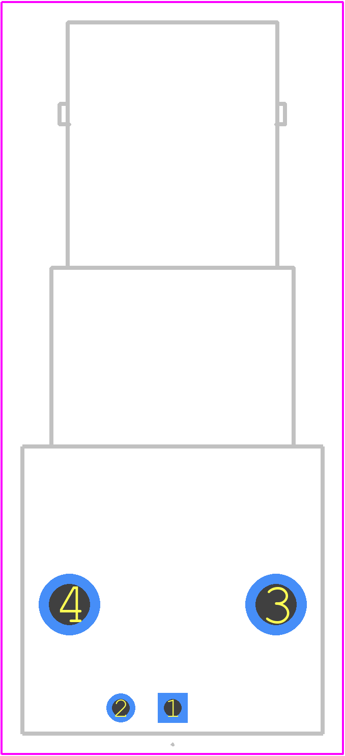 414907-1 - TE Connectivity PCB footprint - Other - Other - 414907-1-1