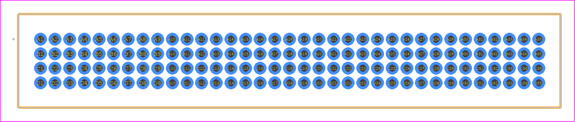 MOLC-135-31-S-Q - SAMTEC PCB footprint - Other - Other - MOLC-135-YY-XX-Q