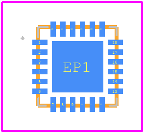 PCAP04-BQFM-24 - ams OSRAM PCB footprint - Other - Other - PCAP04-BQFM-24-5