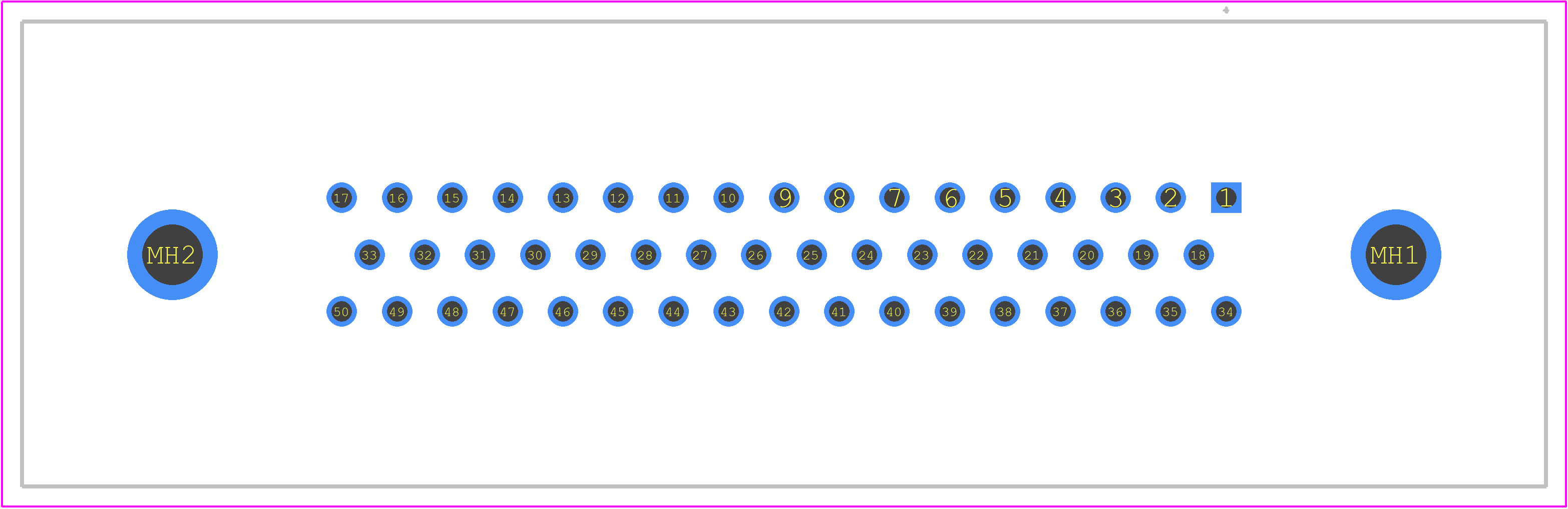 09676506775 - HARTING PCB footprint - Other - Other - 09676506775