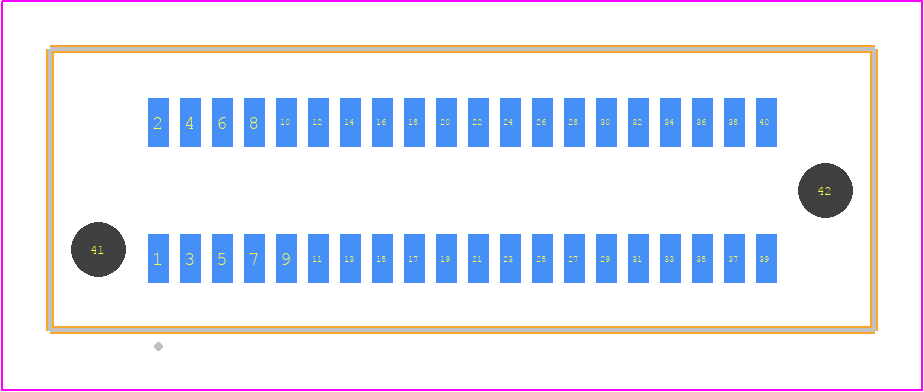 HSEC8-120-01-L-DV-A-K-TR - SAMTEC PCB footprint - Other - Other - HSEC8-120-01-XX-DV-A-K-TR