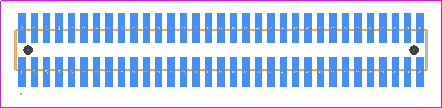 FTMH-133-03-L-DV-A - SAMTEC PCB footprint - Other - Other - FTMH-133-YY-XX-DV-A