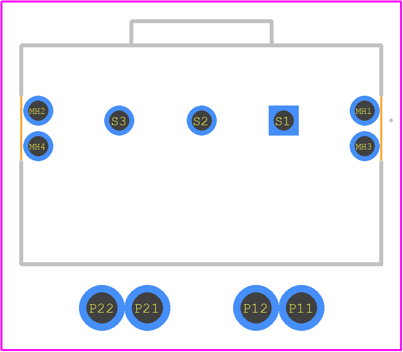 1982295-1 - TE Connectivity PCB footprint - Other - Other - 1982295-1-1