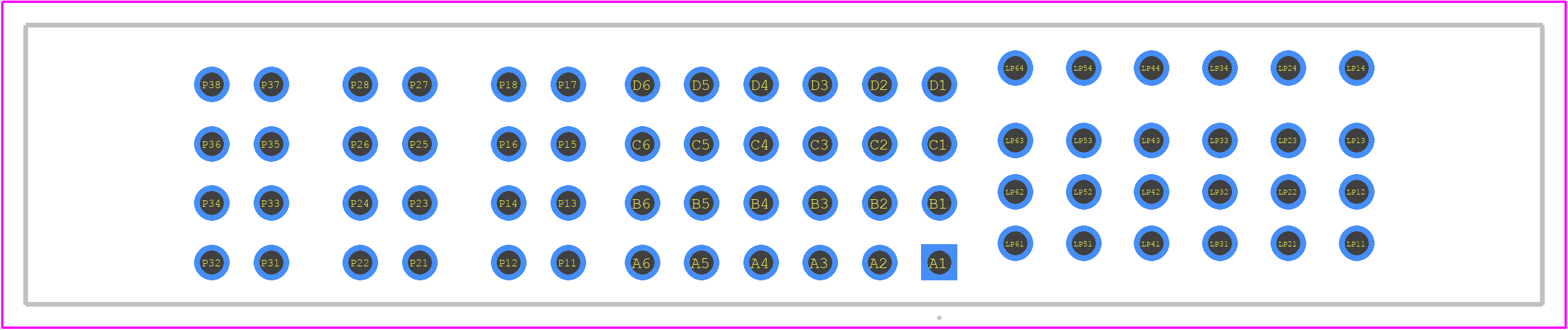 6450850-2 - TE Connectivity PCB footprint - Other - Other - 6450850-2-6