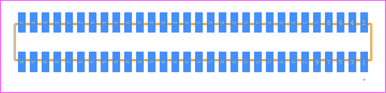 MLE-130-01-G-DV-K-TR - SAMTEC PCB footprint - Other - Other - MLE-130-01-G-DV-K-TR