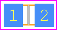SF-1206S350W-2 - Bourns PCB footprint - Fuses Chip - Fuses Chip - SF-1206S350W-2