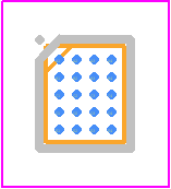 SSM3515CCBZ-R7 - Analog Devices PCB footprint - BGA - BGA - (CB-20-10) -