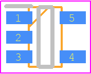MT9700 - Aerosemi PCB footprint - SOT23 (5-Pin) - SOT23 (5-Pin) - SOT23-5