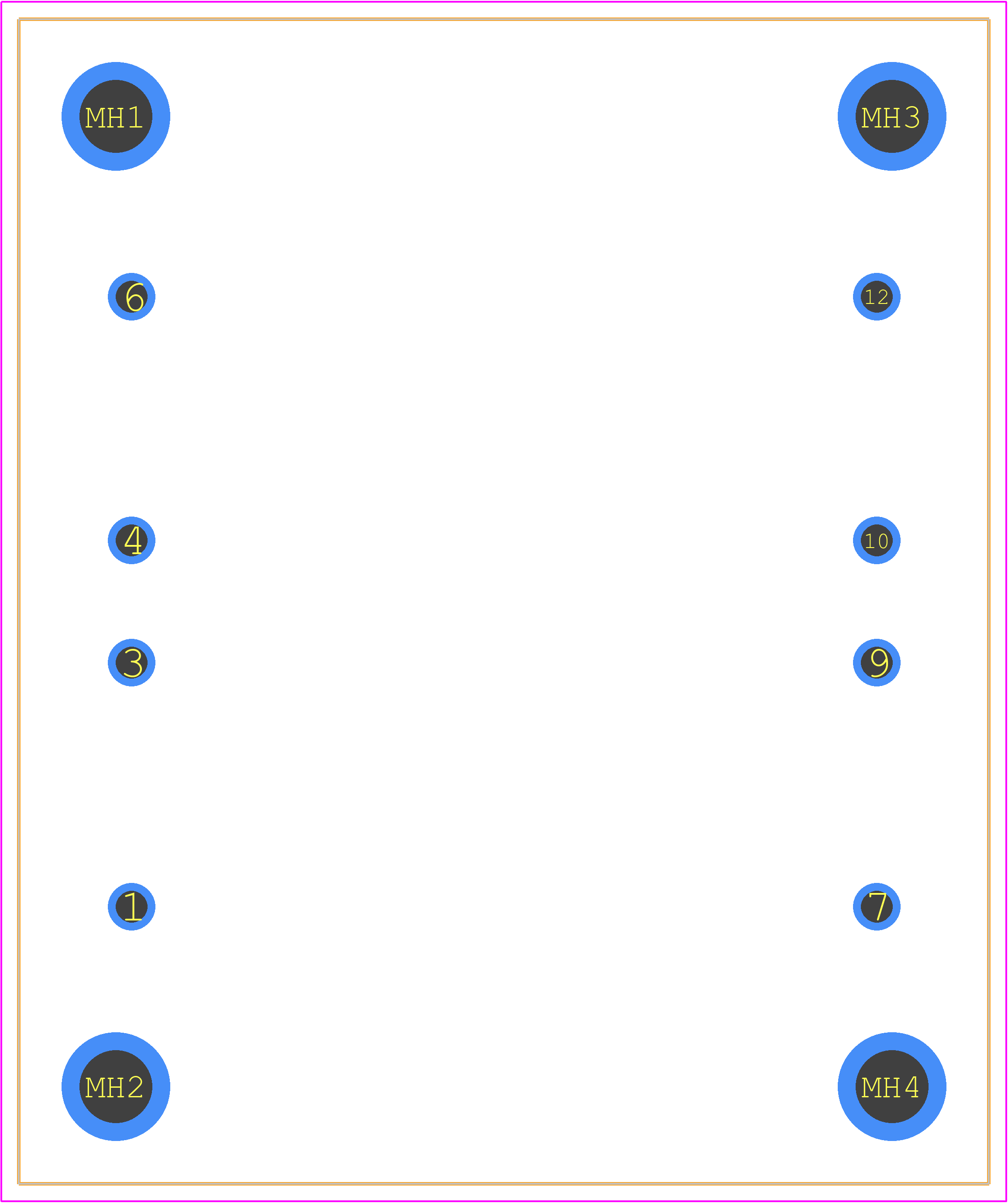 VPP28-1060 - Triad Magnetics PCB footprint - Other - Other - VPP28-1060-2