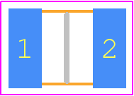 PTSLR12106V500 - Eaton PCB footprint - Fuses Chip - Fuses Chip - PTSLR1210